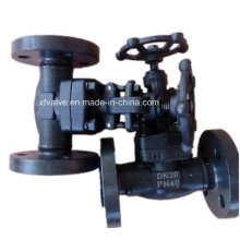 Forged Carbon Steel A105 Flange Connection End Globe Valve